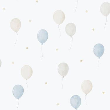 Imagem de Papel De Parede Enzo Balão Azul 287-2