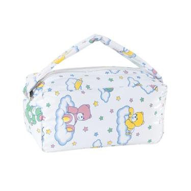 Imagem de Bolsa Térmica Frasqueira Impermeável, 2,78L a 15L, Alças Resistentes, Térmica Quente/Fria, Lisas e Estampadas (Azul Estampada, 2,78 Litros)