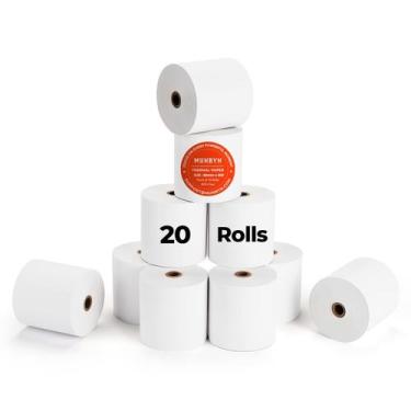 Imagem de Papel de recibo térmico MUNBYN 80mm x 70,1 m para TSP100 TSP143