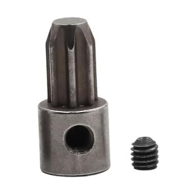 Imagem de YIJU Eixo de carro RC, cubo de aço, engrenagem de transmissão, fácil de instalar, peça resistente, número #6888/x, substitui para carros RC 1/10, Traseira