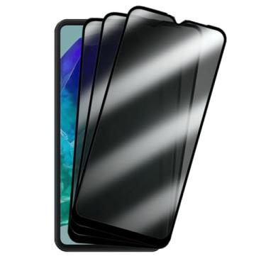 Imagem de 3 Películas 3d Privacidade Compatível Samsung Galaxy M55 Anti Spy