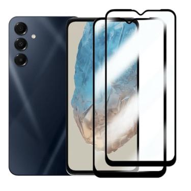 Imagem de Kit 2 Películas de Vidro 3D para Samsung Galaxy M35, Proteção Anti-impacto, Cobertura Total da Tela, Transparente