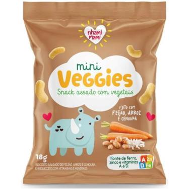 Imagem de Mini Veggies Feijão, Arroz e Cenoura UN 18G - NHAMI MAMI - Nhami Mami 
