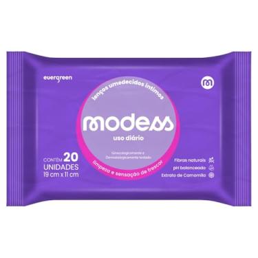 Imagem de Lenço Umedecido Higiene Íntima Modess 20un