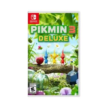 Imagem de Pikmin 3 Deluxe Nintendo Switch Cartucho De Jogo Cartão Físico TV Modo