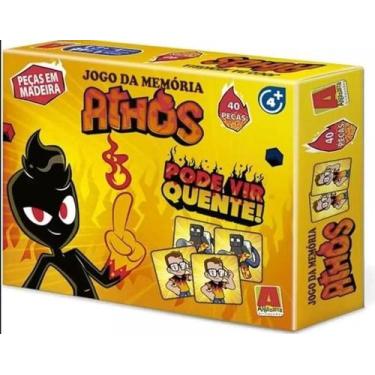 Imagem de Jogo memoria madeira 40 pecas athos - algazarra