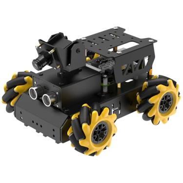 Imagem de HIWONDER 2DOF HD Camera AI Vision Robot Raspberry Robot Car with Mecanum Wheels Support Python Progamming Open Source DIY Robot Kit for Beginners Teens Powered by Raspberry Pi 4B 8GB