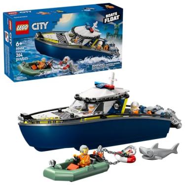 Imagem de LEGO City Police Perseguição com Barco da Polícia 60456