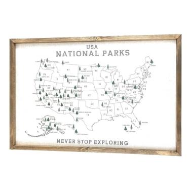 Imagem de Quadro de pinos National Park MAP