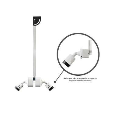 Imagem de Suporte para câmera Dome/Bullet CFTV com 02 Caixa de passagem - 70cm -