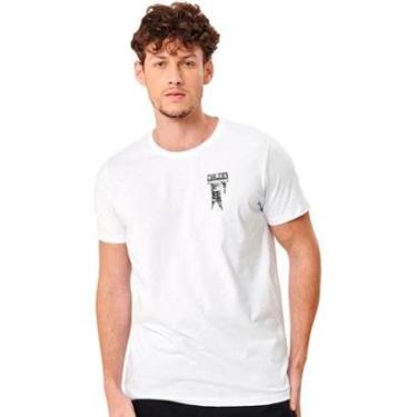 Imagem de Camiseta Colcci Masculina Slim Pennant Flag 86 Branca-Masculino