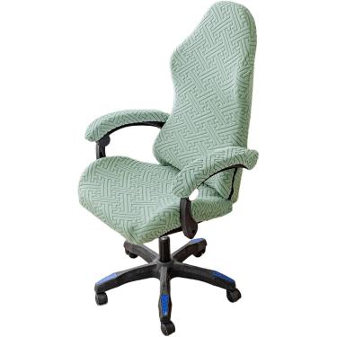 Imagem de Capa Ergonômica Para Cadeira De Jogos Com Apoio De Braço Jacquard Elástico Capa Para Cadeira De Jogos Lavável Para Cadeira De Jogos De Corrida Reclinável, Green
