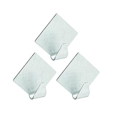 Imagem de Gancho Metálico Com Adesivo Ordene Br Prata