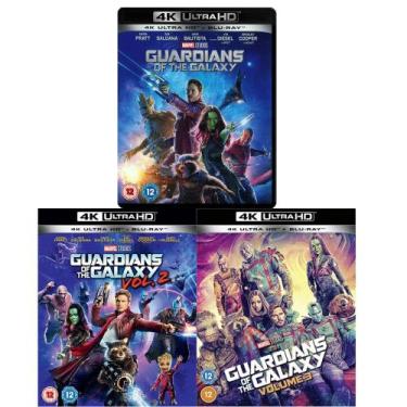 Imagem de Coleção de filmes Guardiões da Galáxia Vol. 1-3 4K UHD - Marca Própria