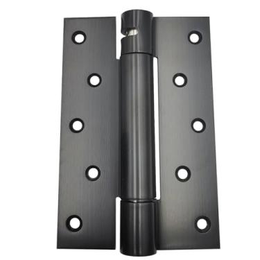 Imagem de Dobradiças de porta de fechamento automático, dobradiças resistentes com mola de tensão ajustável, dobradiça de mola de fechamento automático para interiores de casa, portas externas e uso comercial