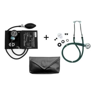 Imagem de Kit Enfermagem Esfigmomanômetro Aparelho De Medir Pressão Arterial NEW
