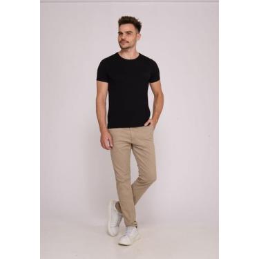 Imagem de Calça Masculina em Sarja 7898 Bege Escuro - Macaw, Begeescuro, 44