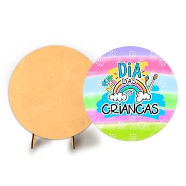 Imagem de Painel 50cm C/Elastico Dia das Crianças + Suporte MDF (CRI0007)