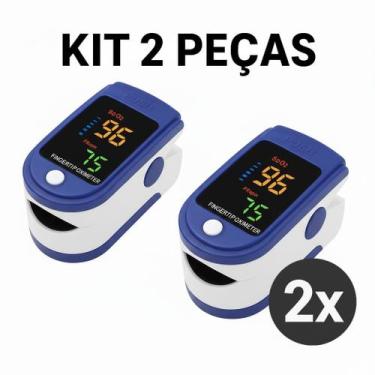 Imagem de Oxímetro Portátil de Dedo - Kit com 2 Unidades em Oferta - VLPECOM