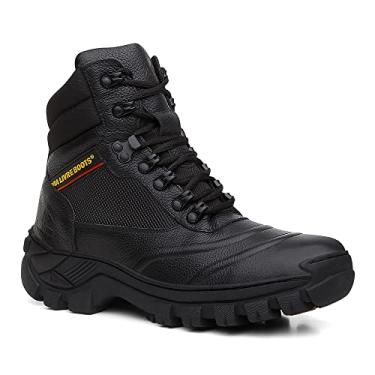 Imagem de Bota Coturno Masculino Couro Ref. N2 Alabama Original VL005 Cor:Preto;Genero:Masculino;Tamanho:38