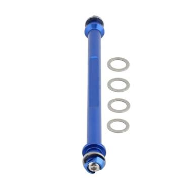 Imagem de oshhni Suporte para apoio de pés de motocicleta, suporte de extensão para apoio de pés para motocicleta, Azul