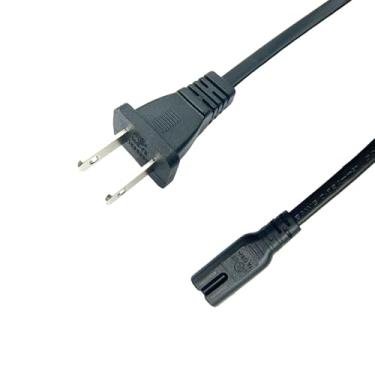 Imagem de Cabo de alimentação CA universal de 1,5 m, cabo de alimentação de 2 pinos compatível com dispositivos Xbox One S/X e Series X S Modelos Series TV PlayStation PS1 PS2 PS5
