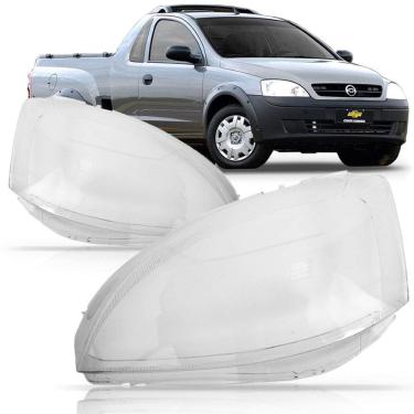 Imagem de Lente Farol Corsa Montana 2008 2009 2010 Lado Esquerdo