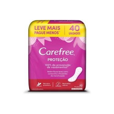 Imagem de Absorvente Carefree Proteção S/ Perfume c/40un
