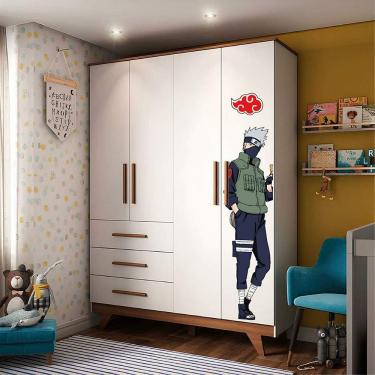 Imagem de Adesivo Para Guarda Roupa Kakashi