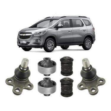 Imagem de Bucha + Pivô Bandeja Balança Dianteira Spin 2018 2019 2020