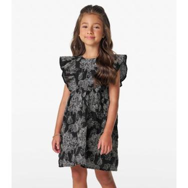 Imagem de Vestido Infantil Trick Nick Preto, 12, Preto