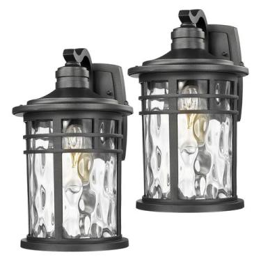 Imagem de Luz de parede externa Darkaway, arandela de varanda impermeável de 38 