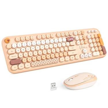 Imagem de Combinação de teclado e mouse sem fio MOFII Full Size Retro
