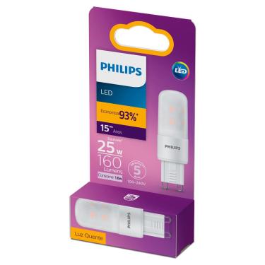 Imagem de Lâmpada Led Philips Capsula 1.6W amarela 160 lúmens BV G9