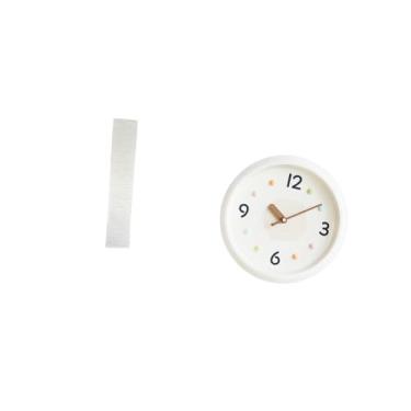 Imagem de Fenteer Abajur de Pé para Sala de Estar E Relógio de Parede Moderno com Números Grandes E Capa Decorativa Silenciosa para Decoração de Sala de Estudo E Escrit