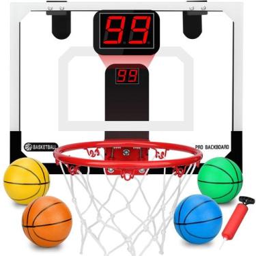 Imagem de Conjunto de mini cesta de basquete para interior Umnodon com pontuação