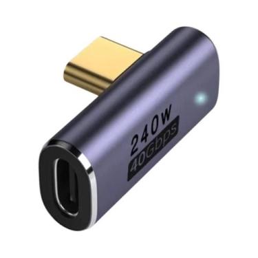 Imagem de Cabo Adaptador USB C Para USB C 40Gbps OTG NNBILI Para Laptop Thunderb