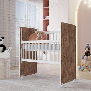 Imagem de Mini Berço Grade Removível com Colchão New Baby - Navega Móveis