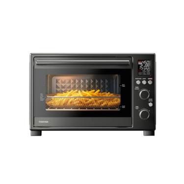 Imagem de TOSHIBA ChefFry 34QT / 32L Combo de forno torradeira, forno de convecção 12 em 1, aço inoxidável
