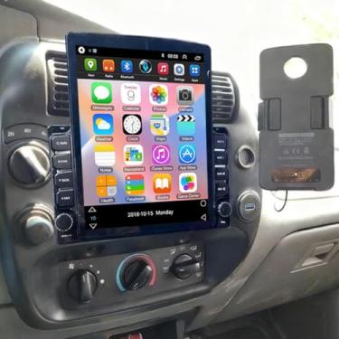 Imagem de Rádio automotivo Double Din para Ford Ranger 1993-1997 com câmera de reserva, rádio Bluetooth com tela sensível ao toque de 24.6 cm para Ford Ranger Head Unit com conexão de espelho de navegação GPS