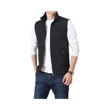 Imagem de Colete Tático de Pesca Masculino 7XL - 14 Bolsos de Malha para Caminha