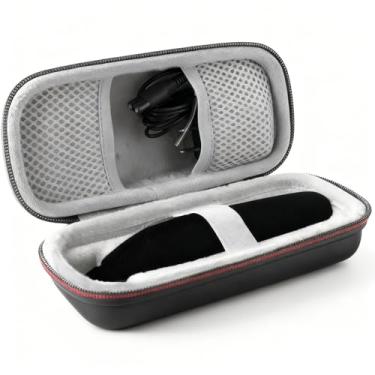 Imagem de LinMei Capa rígida para aparador de uma lâmina QP2724/90, QP2834/70, QP2630/72, organizador de barbeador à prova de choque, caixa de armazenamento de viagem para carregador e acessórios