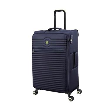 Imagem de It Luggage Circulador 71 cm Softside Checked 8 rodas giratórias expansíveis, azul marítimo