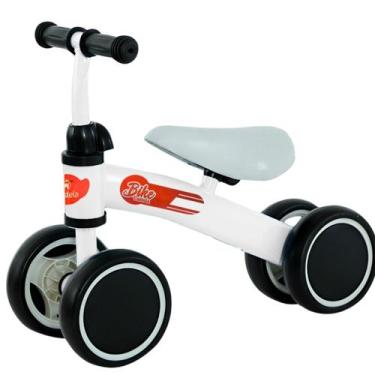 Imagem de Bicicleta De Equilíbrio Infantil Até 20Kg Branco - Castela