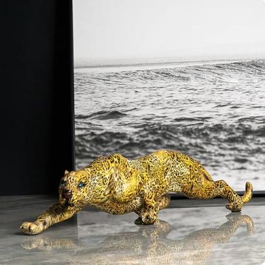 Imagem de Estátua moderna de resina da Pantera Negra, sem necessidade de eletricidade, sem penas, ideal para decoração de casa e escritório, perfeita para Natal, Ação de Graças, Ano Novo, presentes de Dia dos