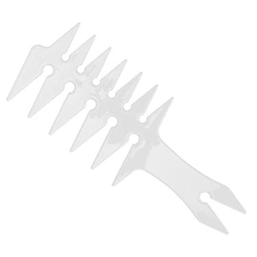 Imagem de Cryfokt Pente de Cabelo, Pente de de Estilo de Cabelo de Dupla Face Dupla Face para um Estilo de Exclusivo para de para Homens de Uso a Longo Prazo (Branco)