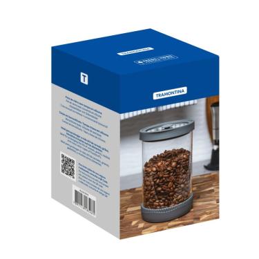 Imagem de Pote De Vidro Hermético Tramontina Em Borossilicato Com Tampa 1 L