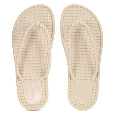 Imagem de Chinelo Brizza Arezzo Tira Marrocos Off White - Feminino-Feminino
