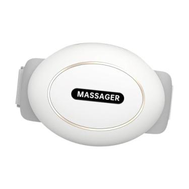 Imagem de simhoa Cinto de massagem abdominal elétrico com vibração, para treinamento da cintura e abdômen, para homens e mulheres.