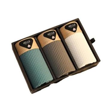 Imagem de Shorts Boxer De Malha De Seda Gelada Para Homens 3 Peças Sexy Fino U C